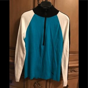 Ralph Lauren 1/2 zip/turtleneck sweater w/tags M